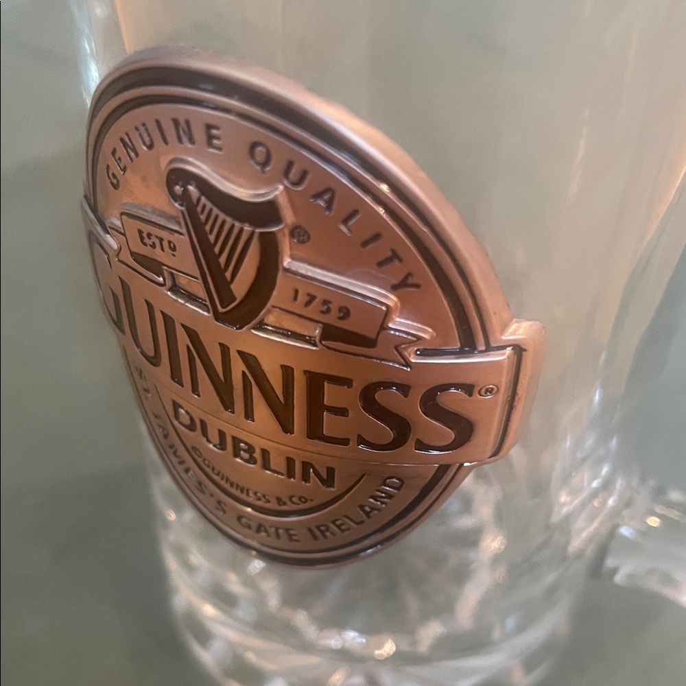 Guinness Hefty Glass Pub Mug - Picture 5 of 8